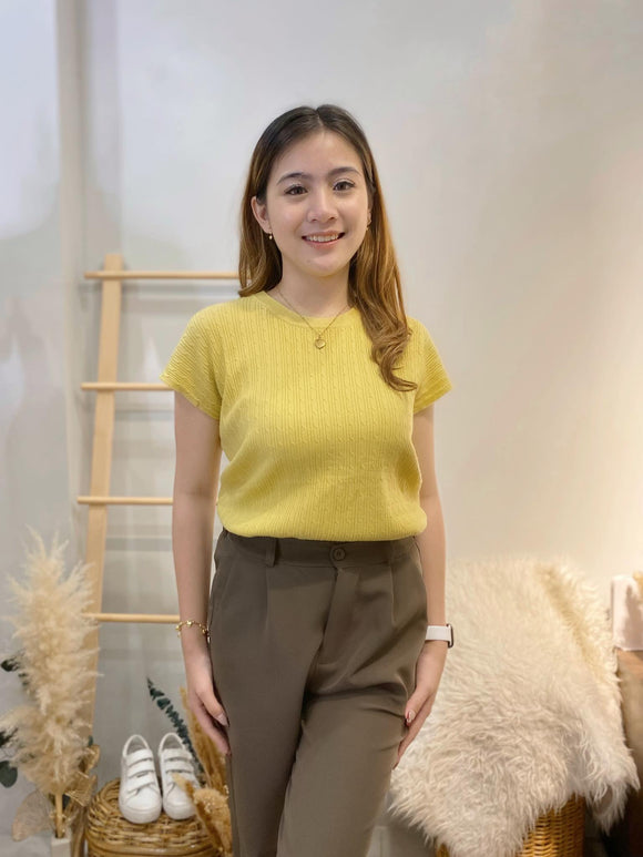 Noreen Textured Knit Top