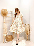 Hailyn Premium Floral Smock Dress