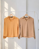 Annika Longsleeve Silk Top