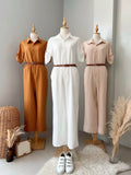 Zina Belted Jumpsuit