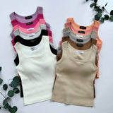 Davi Premium Padded Sleeveless Knit Top