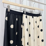 Mauri Polka Dot Silk Skirt