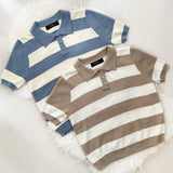 Preslie Collared Stripe Knit Top