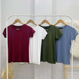 Jaylen Round Neck Basic Top