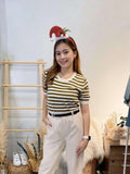 Janet Stripe Knit Top