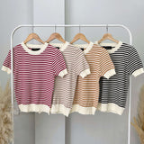 Janet Stripe Knit Top