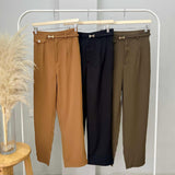 Jonelle Belted Trouser Pants