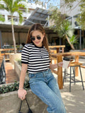 Janya Stripe Knit Top