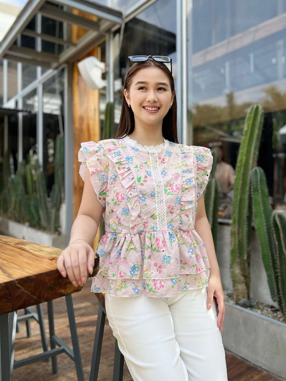 Sophia Premium Floral Top