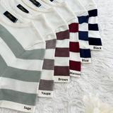 Ellara Stripe Knit Top