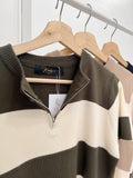 Bellamie Zipfront Knit Top