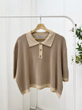Rosalia Premium Plus Size Collared Top