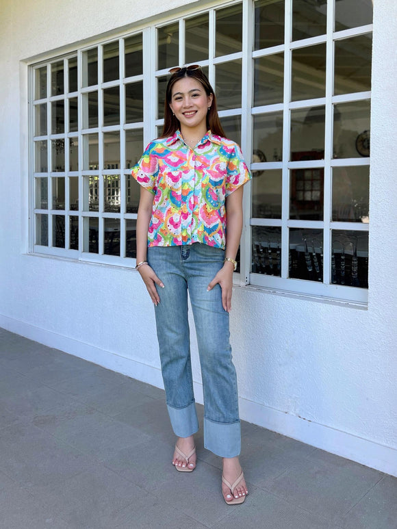 Dahlya Premium Eyelet Top