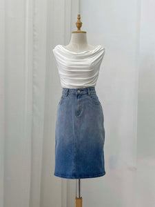 Elian Premium Denim Skirt
