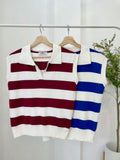 Afina Stripe Knit Top