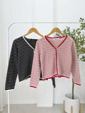 Delni Premium Stripe Knit Top