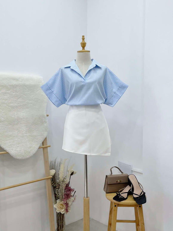 Umika Collared Stripe Top
