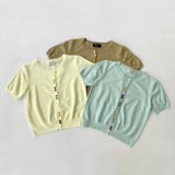 Harlee Button Knit Top
