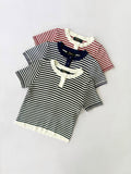 Novalee Stripe Knit Top