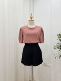 Feliza Puffsleeve Cotton Top