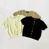 Harlee Button Knit Top