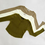 Ravila Longsleeves Rib Knit Top
