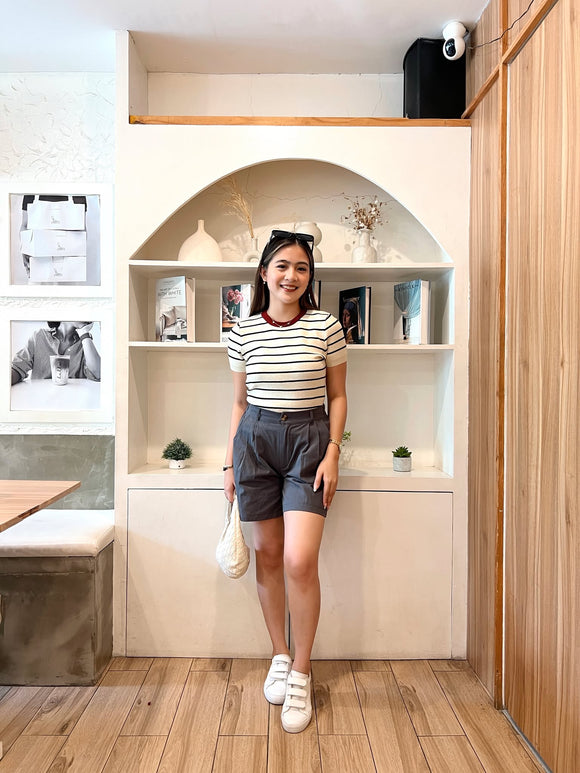 Kaizen Stripe Knit Top