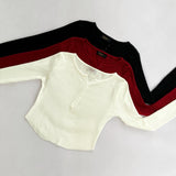 Ravila Longsleeves Rib Knit Top