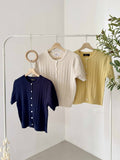 Melva Textured Knit Top