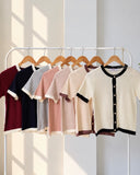 MEYLIE TWO-TONE KNIT TOP