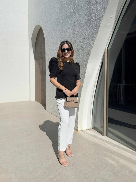 Elna Luxe Puffsleeve Top