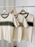 Hanan Two-Tone Knit Top