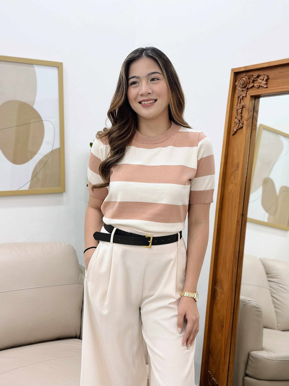 Kylene Stripe Knit Top