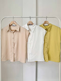 Reina Buttondown Silk Top