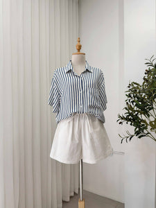 Briar Collared Stripe Top