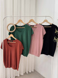 Caitlynn U-Neck Knit Top