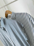 Xanvi Collared Stripe Top