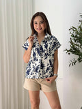 Parvati Buttondown Printed Top