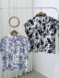 Parvati Buttondown Printed Top