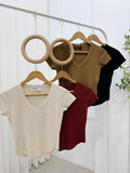 Issel V-Neck Knit Top