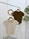 Issel V-Neck Knit Top