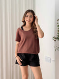 Caitlynn U-Neck Knit Top
