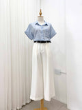 Jaxyn Premium Collared Top