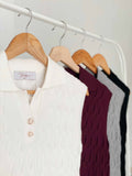 Mazen Textured Knit Top