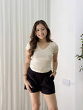 Issel V-Neck Knit Top