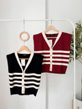 Gema Premium Stripe Knit Top