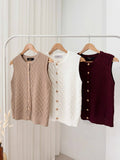 Maci Textured Knit Top