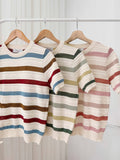 Emani Stripe Knit Top