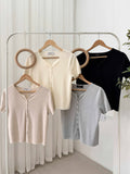 Ozzie Buttondown Knit Top