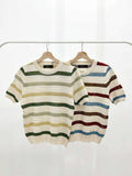 Emani Stripe Knit Top